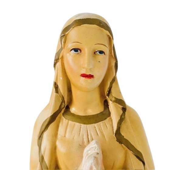 Image 1 of Vintage XL maria statue religious Mary statue