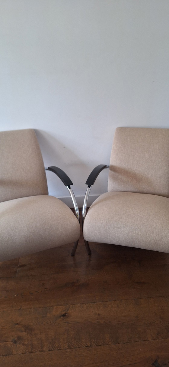 Image 1 of Gelderland fauteuil 5470 design jan des bouvrie als nieuw 2x