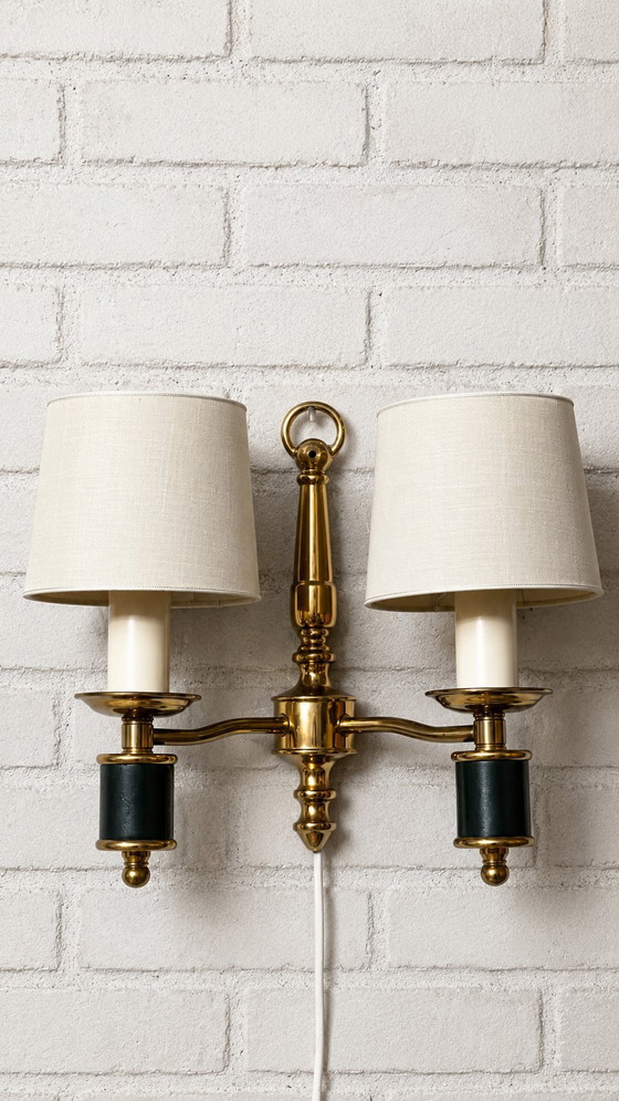 Image 1 of Lampada da parete in stile Hollywood Regency Lustrerie The klutz