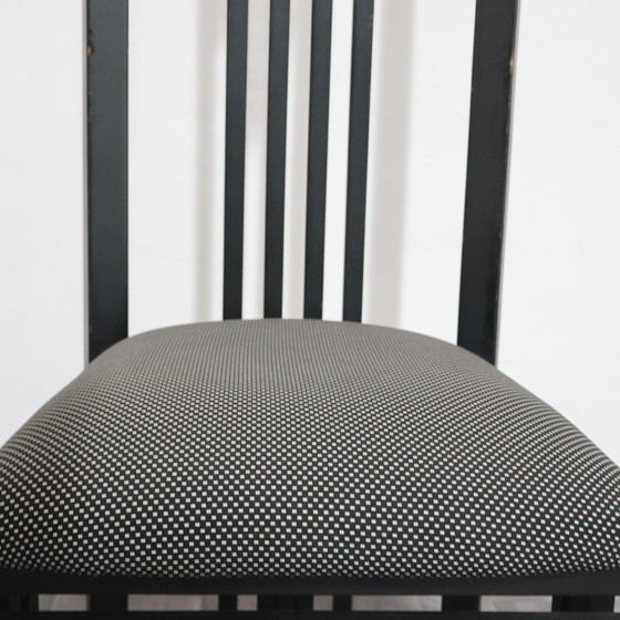 Image 1 of Giorgetti Tris Holzthronstühle, modernes Design der 1970er Jahre