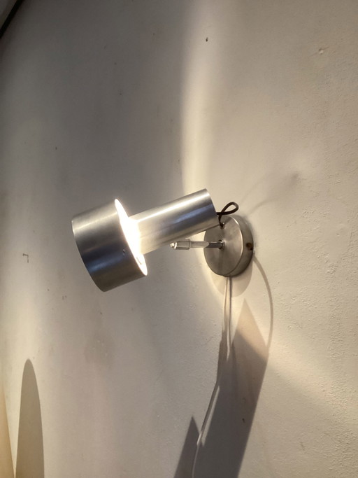 Vintage Wandleuchte aus Aluminium