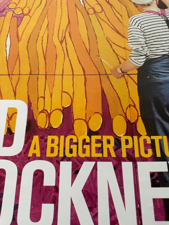 Image 1 of David Hockney, Cartel de la exposición "A Bigger Picture", 2012, Copyright David Hockney, Impreso en el Reino Unido