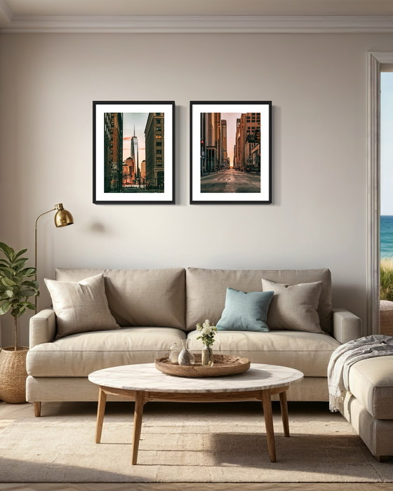 Image 1 of Sunset Streets of New York - Series of 2