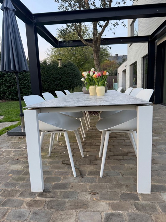 Image 1 of Jati&Kebon garden table with 8 chairs