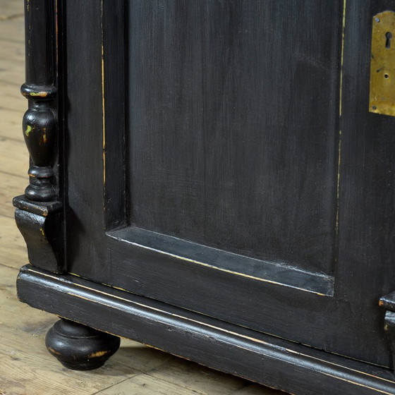 Credenza in pino con 5 cassetti, circa 1900 – Credenze, Wood, Brass, Vintage (photo 10 of 12)