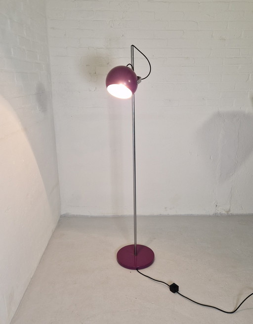 Super leuke paarse bollamp of vloerlamp