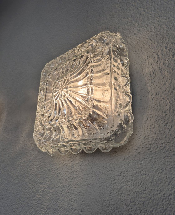 Plafoniera Vintage RZB 32215 | Design Tedesco | 2x E27 | 28 cm – Plafoniere, Vetro, Metallo (photo 8 of 21)