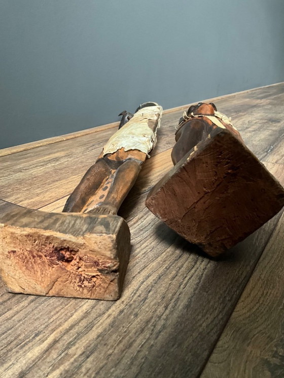 Image 1 of Couple de statues africaines authentiques (Lobi – Afrique de l'Ouest)