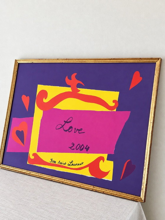 Yves Saint Laurent – LOVE Collection | Sei Poster Vintage | 1992–2006 – Legno (photo 11 of 27)
