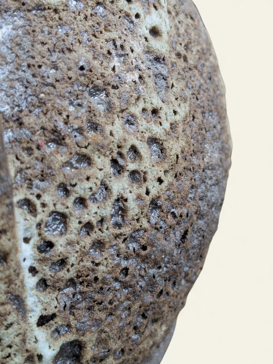 Image 1 of Zeldzaamheid! Vintage hangende mand | Vet Lava Ontwerp | Mid Century bloempot jaren 50/60