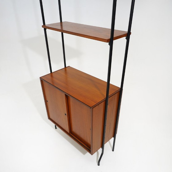 Modulares Bücherregal mit Metallstützen von Amma Torino, 1960er Jahre – Bücherregale (photo 8 of 14)