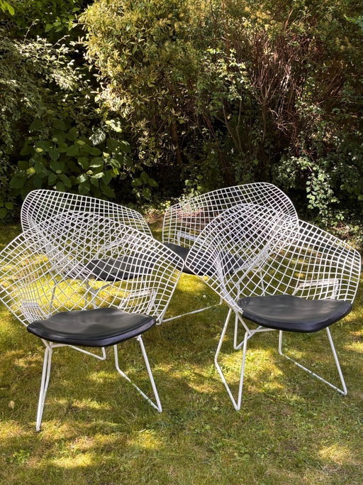 Bertoia Diamond fauteuil, Knoll-editie, ontwerp van Harry Bertoia, vintage jaren 70-80