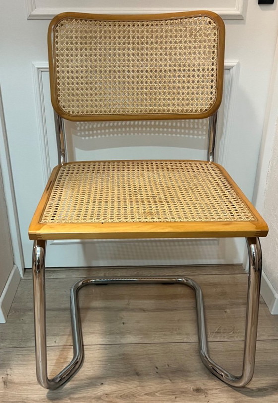 Image 1 of 6x Cesca Marcel Breuer stijl Made in Italy