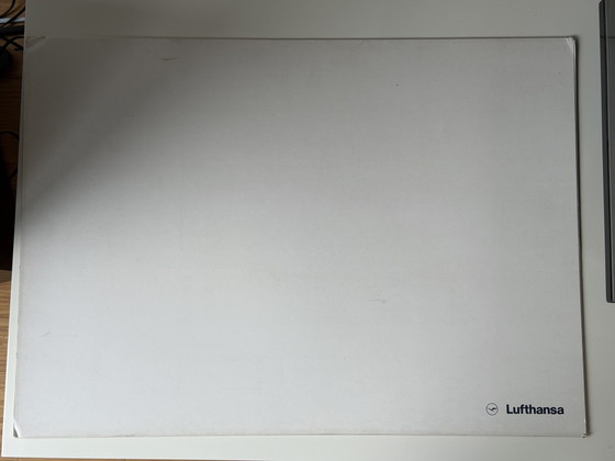 Thomas Bayrle - Zeefdruk - Lufthansa Vliegtuig - Gesigneerd – Litho's & Zeefdrukken, Paper (photo 7 of 8)