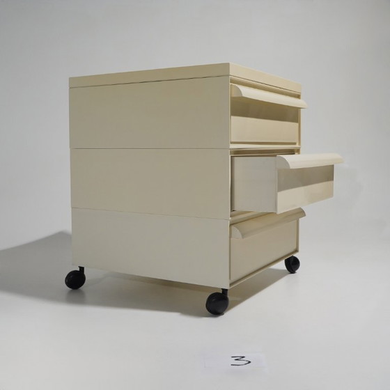 Image 1 of Modulaire ladekast, nachtkastje van Simon Fussell voor Kartell, jaren 70.