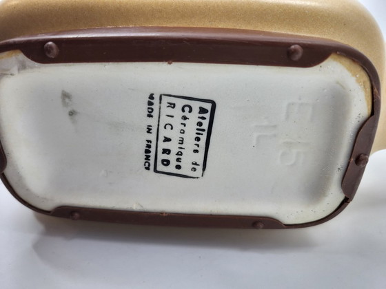 Image 1 of Vintage French Ceramic Ricard Pitcher