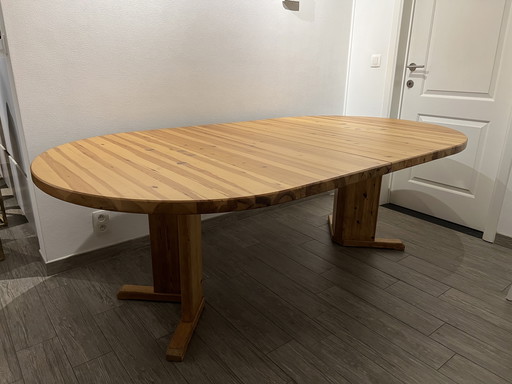 Tavolo danese vintage anni '70 CJ Rosengaarden 120 x 220