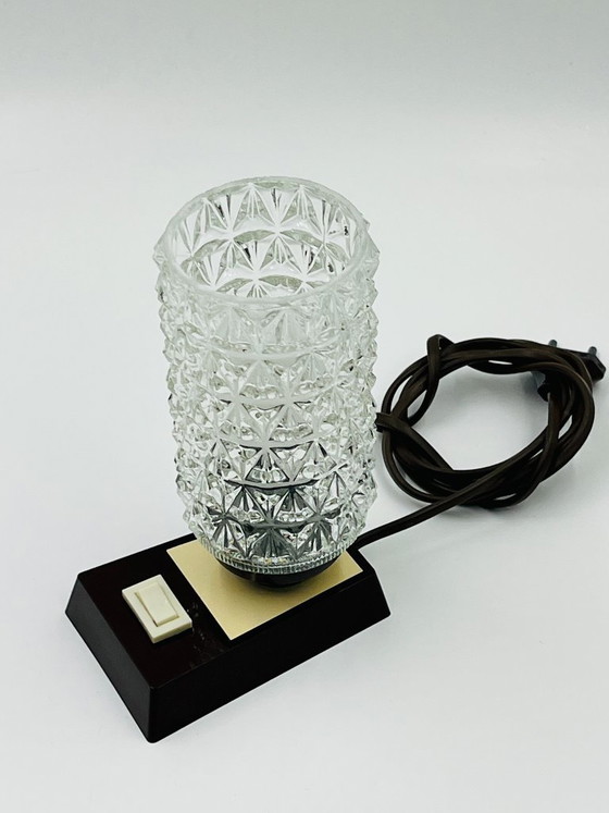 Massive bedside lamp in cut glass – Table lamps (photo 2 of 10)