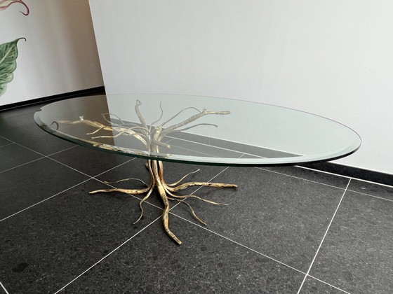 Salvino Marsura – Mesa de centro escultural Liane – Italia – Mesas de centro, Iron, Glass (photo 3 of 9)