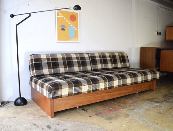 Image 1 of Mid Century Danish Daybed Vintage Canapé Lit de jour