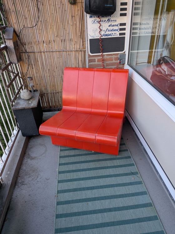 Chaise Keer, keer chair, Chaises & fauteuils, Métal, Orange (photo 4 sur 5)