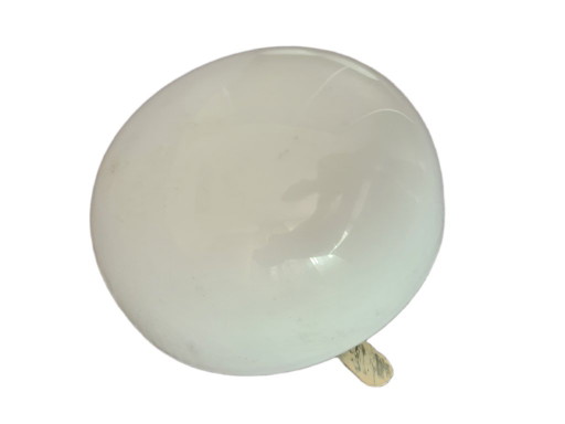 Vintage Belgian Plafon, 1970s – plafondlampen, Glass, Metal (photo 2 of 6)