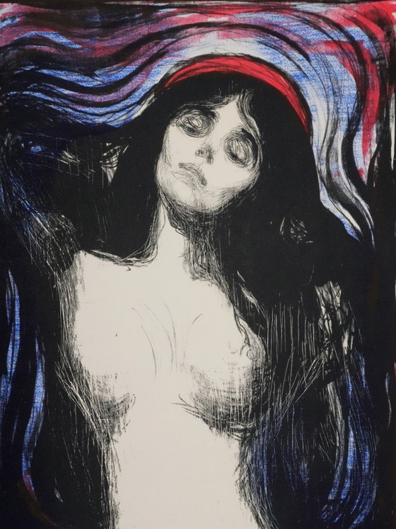 Edvard Munch : La Madone, Lithographie Signée – Lithographies et sérigraphies, Paper (photo 4 of 10)