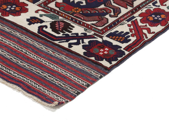 Image 1 of Afghan Kelim Deco Art Handwoven New Rug 373 x 80 cm