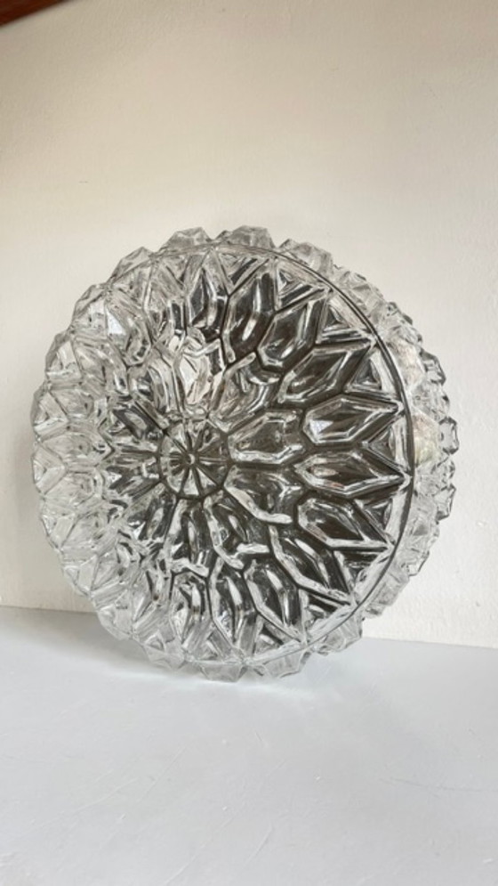 Luxalp N°220 Semi-Crystal Ceiling/Wall Light, 1950s – Glass (photo 21 of 28)