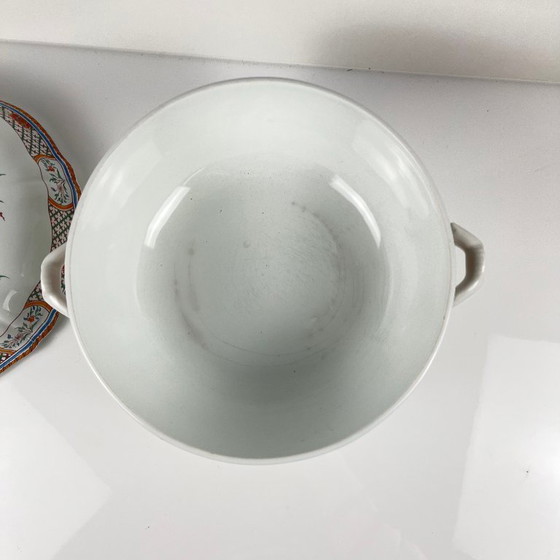 Image 1 of Suppenterrine mit Esparsettenmuster von Gien Rouen, 1990, limitierte Auflage 693/1500