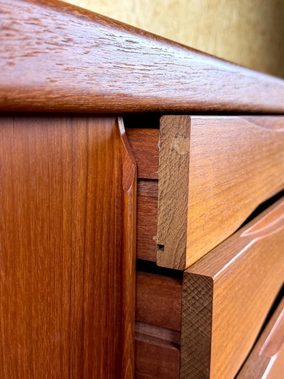 Image 1 of 1960s/70s Teak Sideboard Credenza by Dyrlund, Made in Denmark