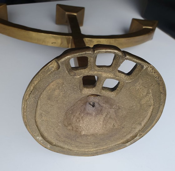 Image 1 of Kurt Jesch Amadeo brutalist 3-light candelabra