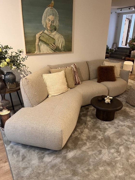 Bib Sofa - Passe Partout - Tessuto Loop Pepper, Divani angolari, Tessile, Beige (foto 4 di 6)