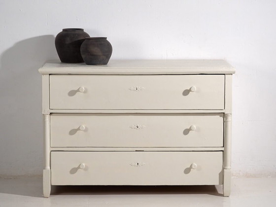 Antique white chest of drawers (c.1920) #53 (photo 5 of 40)