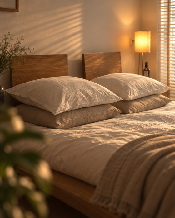 Een bed dat je niet hoeft weg te stoppen. – Tweepersoonsbedden, Wood (photo 2 of 5)