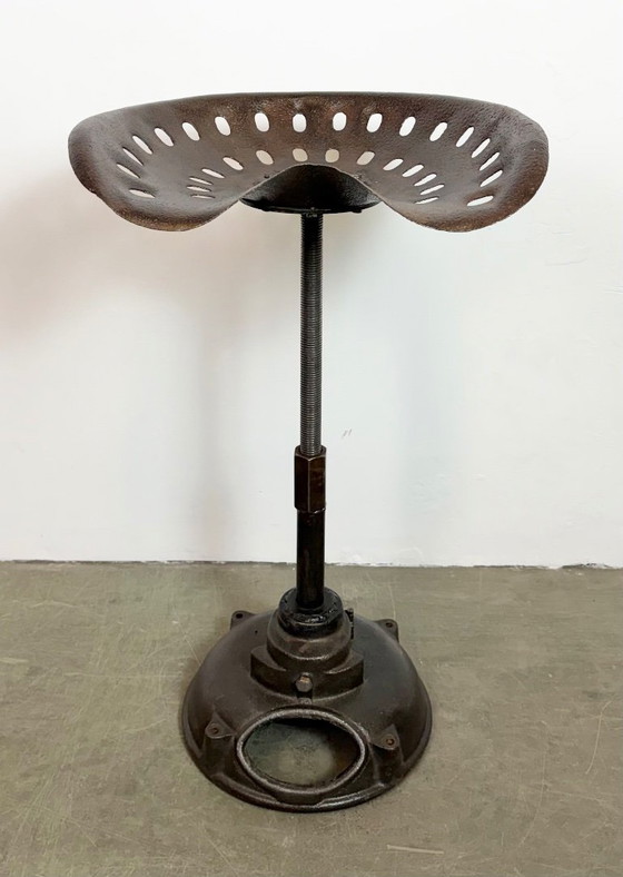 Image 1 of Vintage Industrial Swivel Chair, 1950s