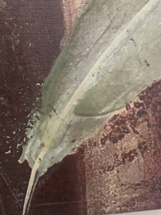 Fabrice de Villeneuve: Hand-embellished giclée canvas, bamboos 100x100 – Paintings & Drawings, Wood (photo 9 of 15)