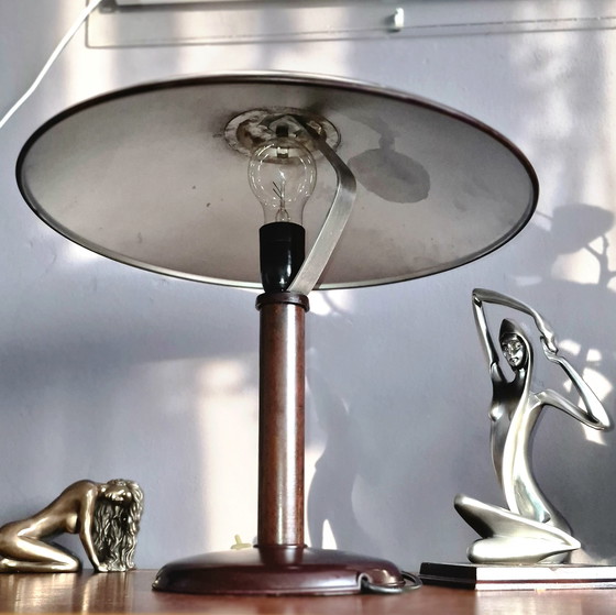 Image 1 of Exklusive LBL Kandem Typ 0314.1Mushroom Pilz Bakelit Tischlampe 50er 60er