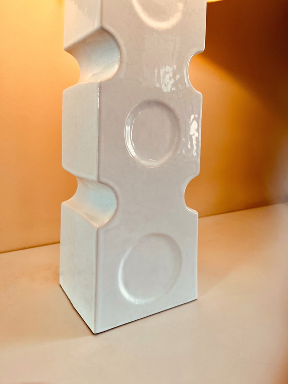 Image 1 of Lampe de table XL en céramique style Mid-Century