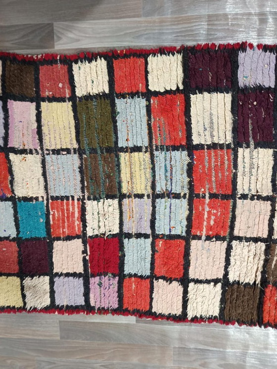 Image 1 of Mehrfarbige Berberteppiche aus Leinen, 250 cm x 100 cm