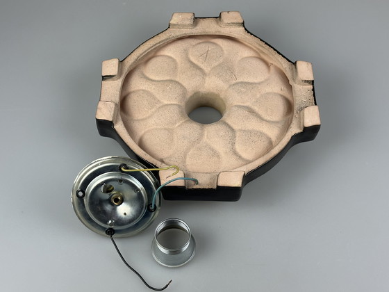 Image 1 of Lámpara de pared de cerámica de los años 60 y 70, diseño de la era espacial de mediados de siglo