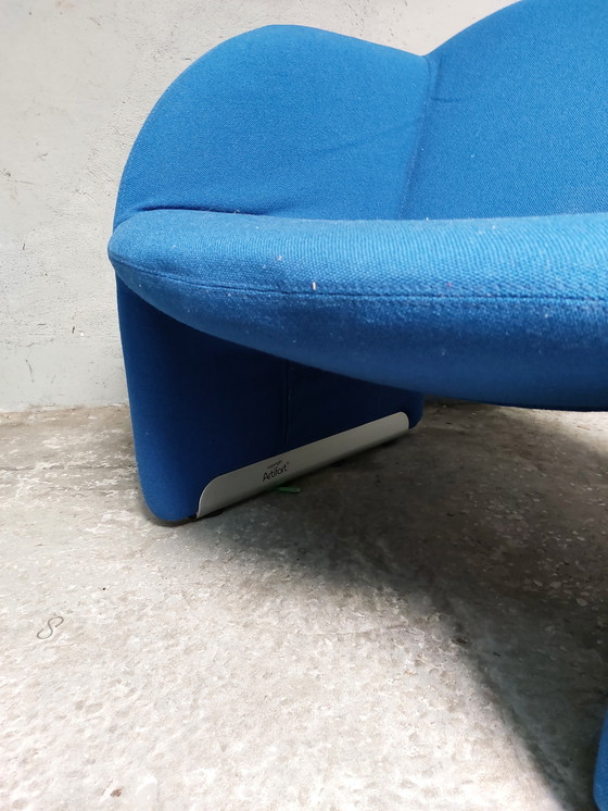 Image 1 of Blue Artifort Ben Armchair