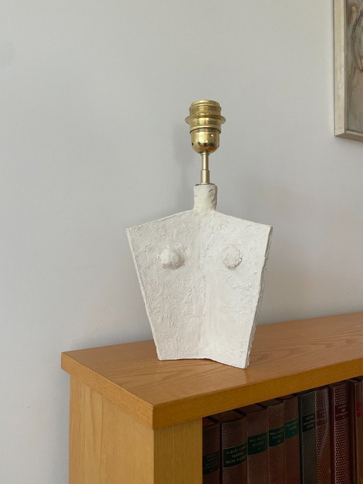 French contemporary ceramic lamp, "Idolo" by Renzo Maar