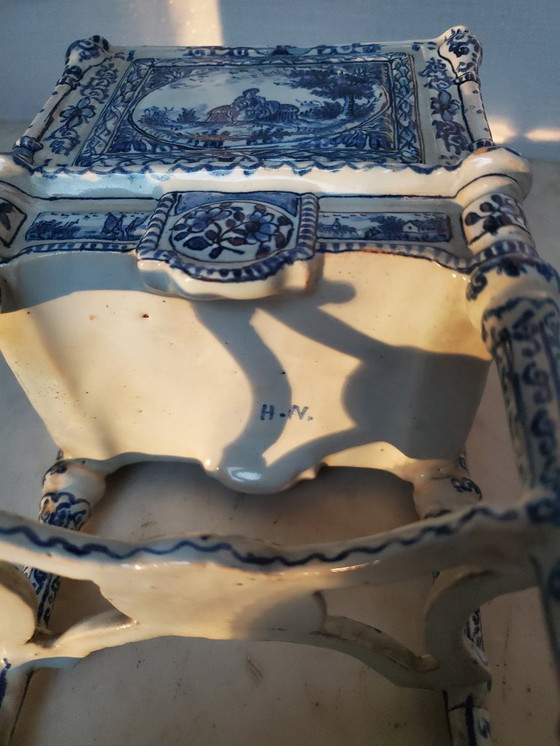 Image 1 of Pot couvert - Faïence de Delft - Circa 1800 (ref 3871)
