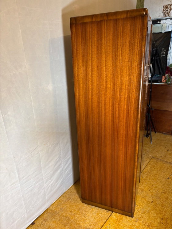 Image 1 of Art Deco Vintage Fitted Wardrobe by Golden Key Furniture Circa 1930–1940  A stunning Art Deco vintage fitted wardrobe by Golden 