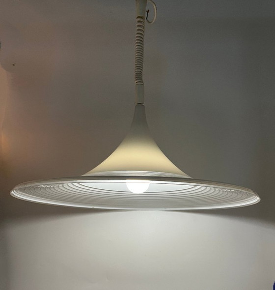 Image 1 of XL hanglamp in space age ontwerp Guzzini Meblo 1960 1970