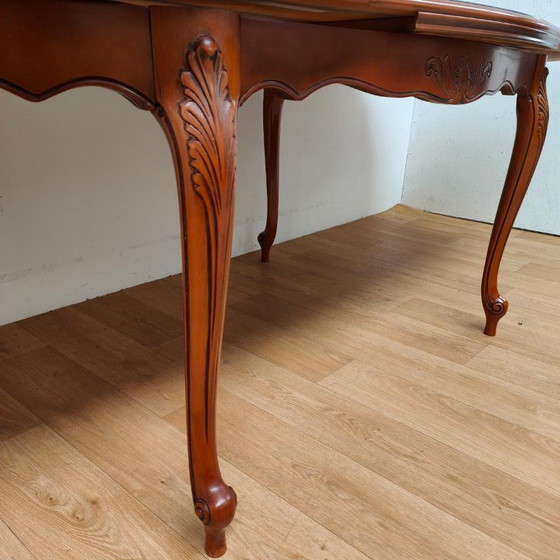 Vintage Country Dining Table Dining Room Table Extendable Table – Wood (photo 22 of 22)
