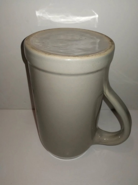 Image 1 of Set van 2 vintage bierpullen "München salut Bordeaux" / "La taverne Bavaroise"