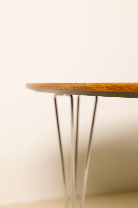 Image 1 of Piet Hein & Bruno Mathsson Superellipse Dining Table, 1970's, Fritz Hansen