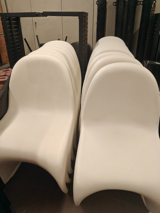 15x Witte Verner Panton – Vitra, Sedie da pranzo, Plastic (photo 4 of 6)